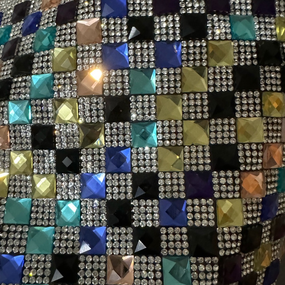 Zara Multicolor Sequin Crop Top - Picture 4 of 7